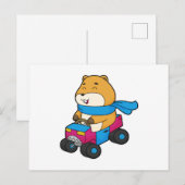 Carte Postale Voiture hamster (Devant / Derrière)