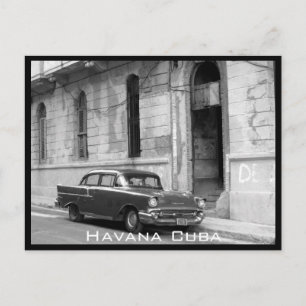 Carte Postale voiture havana rétro