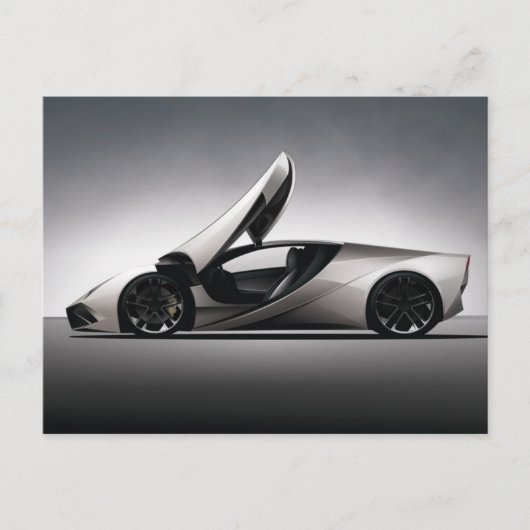 Carte Postale voiture moderne 07 (Devant)