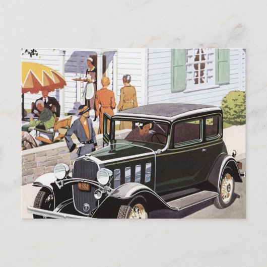 Carte Postale Voiture neuve (Devant)