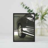 Carte Postale Voiture noire (Debout devant)