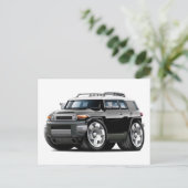 Carte Postale Voiture Noire Fj Cruiser (Debout devant)