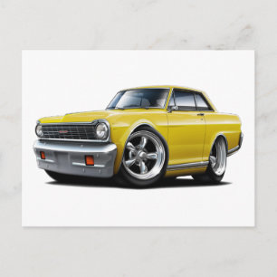 Carte Postale Voiture Nova Yellow 1964-65