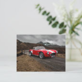 Carte postale Voiture Red Sports (Debout devant)