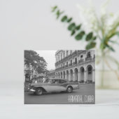 Carte Postale voiture rétro havana (Debout devant)