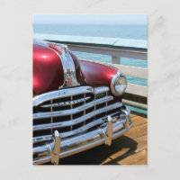 Voiture rouge rétro