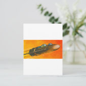 Carte Postale Voiture spatiale (Debout devant)