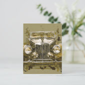 Carte Postale Voiture sport MG vintage (Debout devant)