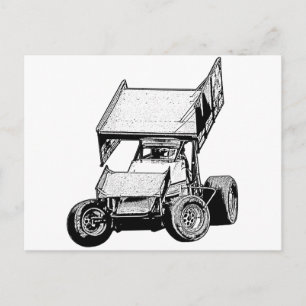 Carte Postale Voiture Sprint 1