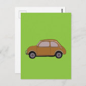 Carte Postale Voiture Vintage (Devant / Derrière)