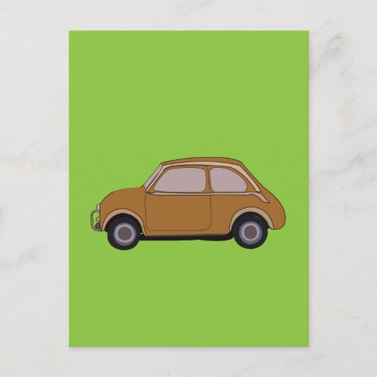 Carte Postale Voiture Vintage (Devant)