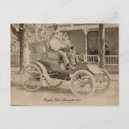 Carte Postale Voiture Vintage (Devant)