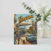 Carte Postale Voiture Vintage Havana (Debout devant)