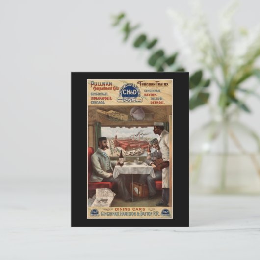 Carte Postale Voitures à compartiments Pullman et à travers les (Debout devant)