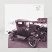 Carte Postale Voitures anciennes (Devant / Derrière)