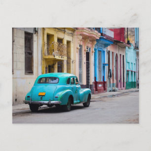 Carte Postale Voitures anciennes dans les rues de La Havane