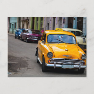 Carte Postale Voitures anciennes dans les rues de La Havane