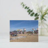 Carte Postale Voitures classiques aux graffitis vibrants (Debout devant)