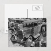 Carte Postale Voitures classiques Greensboro, Géorgie années 194 (Devant / Derrière)