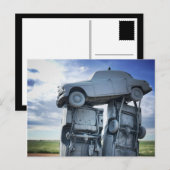 Carte Postale voitures empilées (Devant / Derrière)
