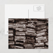 Carte Postale Voitures empilées, 1973 (Devant / Derrière)