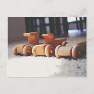 Carte Postale Voitures en bois