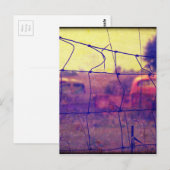 Carte Postale Voitures et camionnettes qui s'écartent (Devant / Derrière)