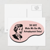 Carte Postale Voix astrophysicienne (Devant / Derrière)