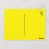 Carte Postale Voix Bubble Votre Modèle De Message (Dos)