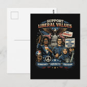 Carte Postale Voix de la Liberté (Devant / Derrière)