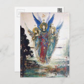 Carte Postale Voix du soir par Gustave Moreau (Devant / Derrière)