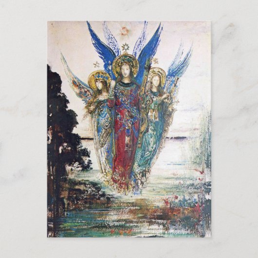 Carte Postale Voix du soir par Gustave Moreau (Devant)