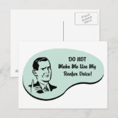 Carte Postale Voix du toit (Devant / Derrière)