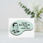 Carte Postale Voix du travailleur social (Debout devant)