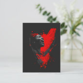 Carte Postale Voix en rouge (Debout devant)