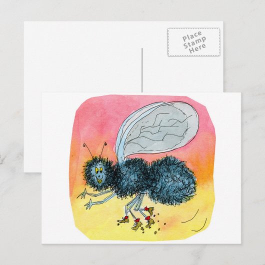 Carte Postale Vol (Devant / Derrière)