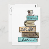 Carte Postale vol25- la connaissance parle (Devant / Derrière)