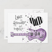 Carte Postale vol25 l'amour est l'amitié (Devant / Derrière)