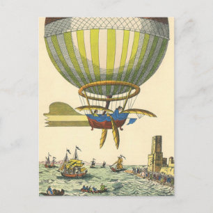Carte Postale Vol Air Balloon