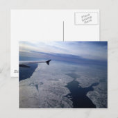 Carte Postale Vol au-dessus des eaux gelées (Devant / Derrière)