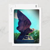 Carte Postale vol d'aigle (Devant / Derrière)