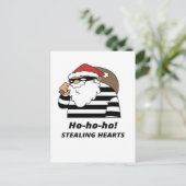 Carte Postale vol de cœur de Noël (Debout devant)