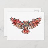 Carte Postale Vol de la chouette (Devant / Derrière)