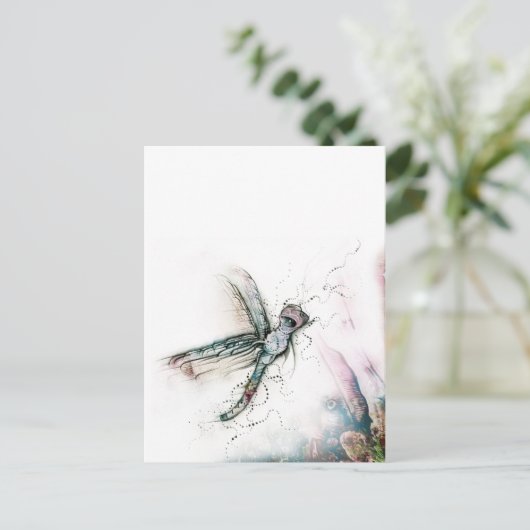 Carte Postale Vol De La libellule (Debout devant)