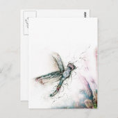 Carte Postale Vol De La libellule (Devant / Derrière)