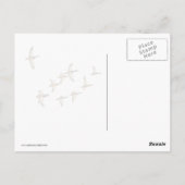 Carte Postale Vol de Mallards (Dos)