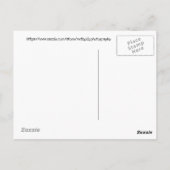 Carte Postale Vol de oies sauvages (Dos)