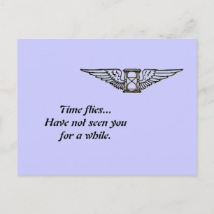 Carte Postale Vol de temps