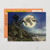 Carte Postale Vol Dragon (Devant / Derrière)