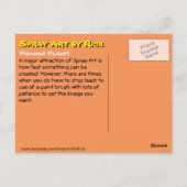 Carte Postale Vol Dragon (Dos)